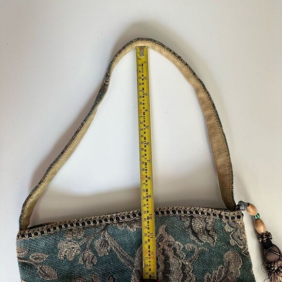 Vintage Sharif Tapestry Shoulder Bag with Beaded Tassels - Picture 7 of 16
